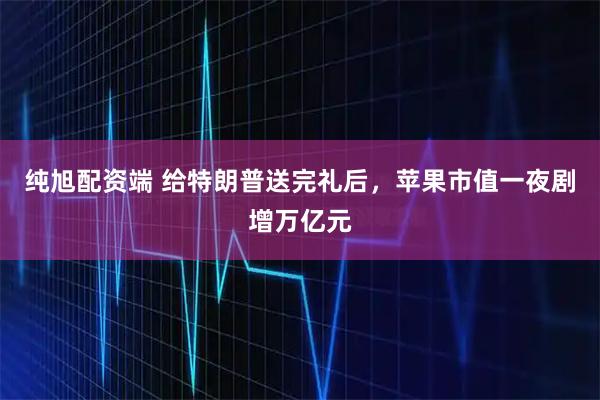 纯旭配资端 给特朗普送完礼后，苹果市值一夜剧增万亿元