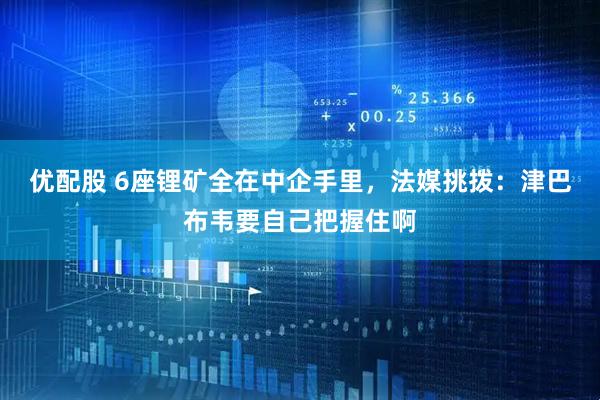 优配股 6座锂矿全在中企手里,法媒挑拨:津巴布韦要自己把握住啊