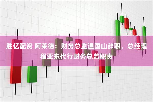 胜亿配资 阿莱德:财务总监温国山辞职,总经理程亚东代行财务总监职责